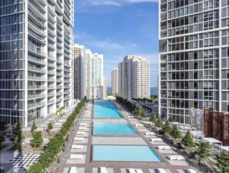 Luxury 1Br Condo W Icon Brickell-Freespa Miami Exterior foto